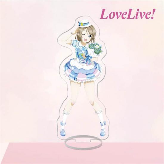 

Мода Аниме Love Live Group Стенд Модель Пластина Брелок Котори Минами Нико Ядзава Сонода Уми Фигурки Стенд Держатель Стол 29