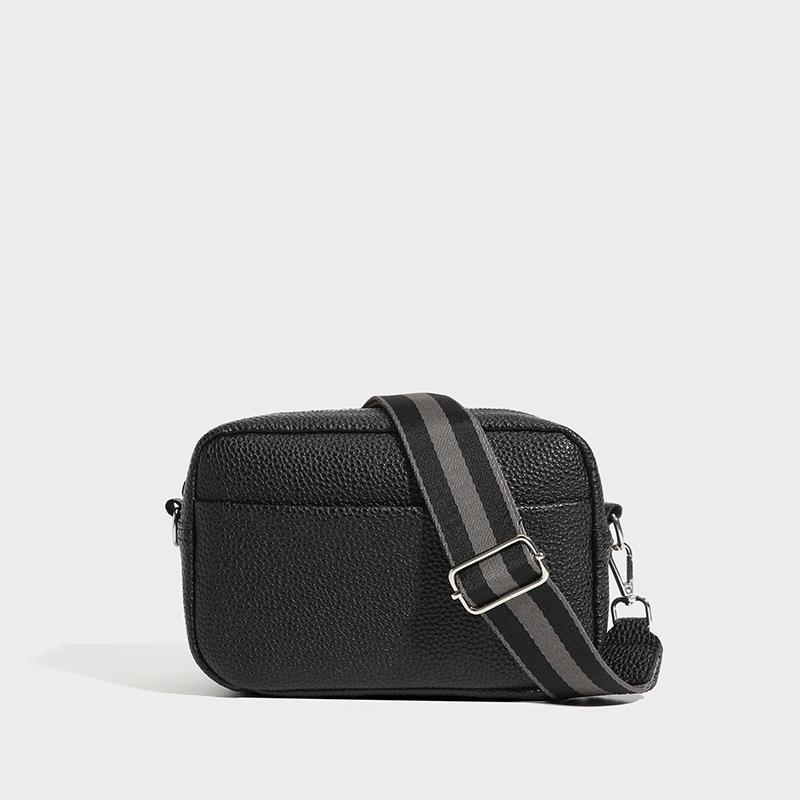 Nové jednoduché a rychlé Litchi Studgery tašky Módní široká taška přes rameno pro muže a ženy s velkou kapacitou, stejné volnočasové tašky