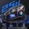 Bluetooth Headset for Motorcycle Helmets, Long Battery Life, Two-Way Intercom, Music Mixing, FM Radio, LCD Display for Cycling