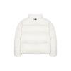 MLB New York Yankees Logo Stehkragen Reißverschluss Langarm Daunenjacke Kurze Version Unisex Jacke Weiß 3ADJM1026-50IVS