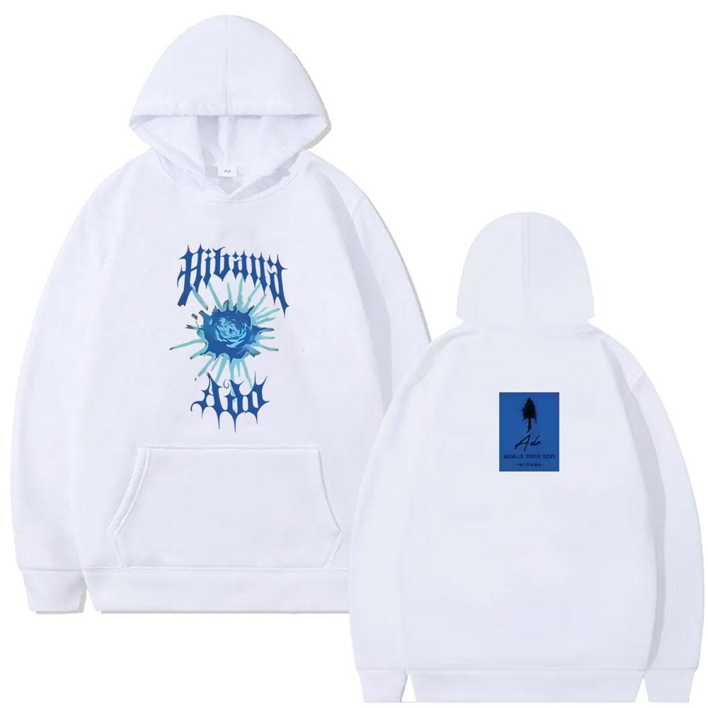Ado World Tour Hibana Merch Hoodie Men Women Japanese Style Hooded Sweatshirt Unisex Pop Music Hoodies Streetwear