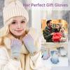 MCTi Winter Gloves Women, Warm Knitted Fingerless Mittens