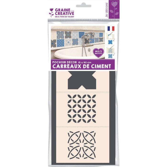 Stencil 15 X 40 Cm Cement Tiles