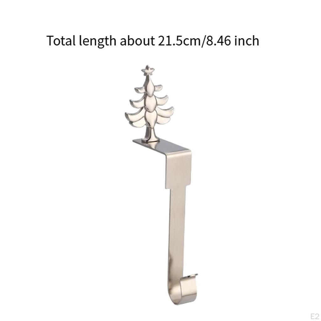 Christmas Stocking Holder Metal Hook for Living Room and Bar