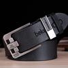 Belt Men's Genuine Leather Belt Men's Belt Pin Buckle