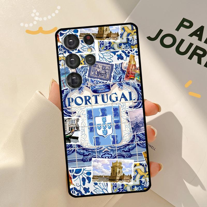 

Portugal Passport Print Phone Case For Samsung Galaxy S23 S20 FE S21 Ultra S22 Plus Note 10 20 S8 S9 S10 Plus Cover Galaxy S9 Plus