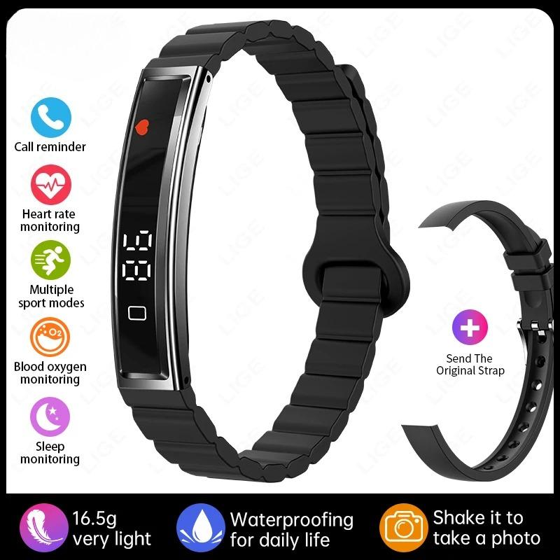 Smart Bracelet Heart Rate Blood Oxygen Health Monitor Pedometer Sports Fitness Tracker For Men Women Electronic Smartwatch