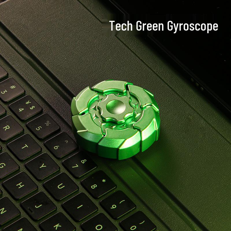 Black Tech Magnetic Armor Spinner: Explosive Fingertip Gyroscope for Decompression and Fun