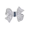 High-End Women's Luxurious Bow Brooch – Elegant, Niche Design Corsage Pin for Suits