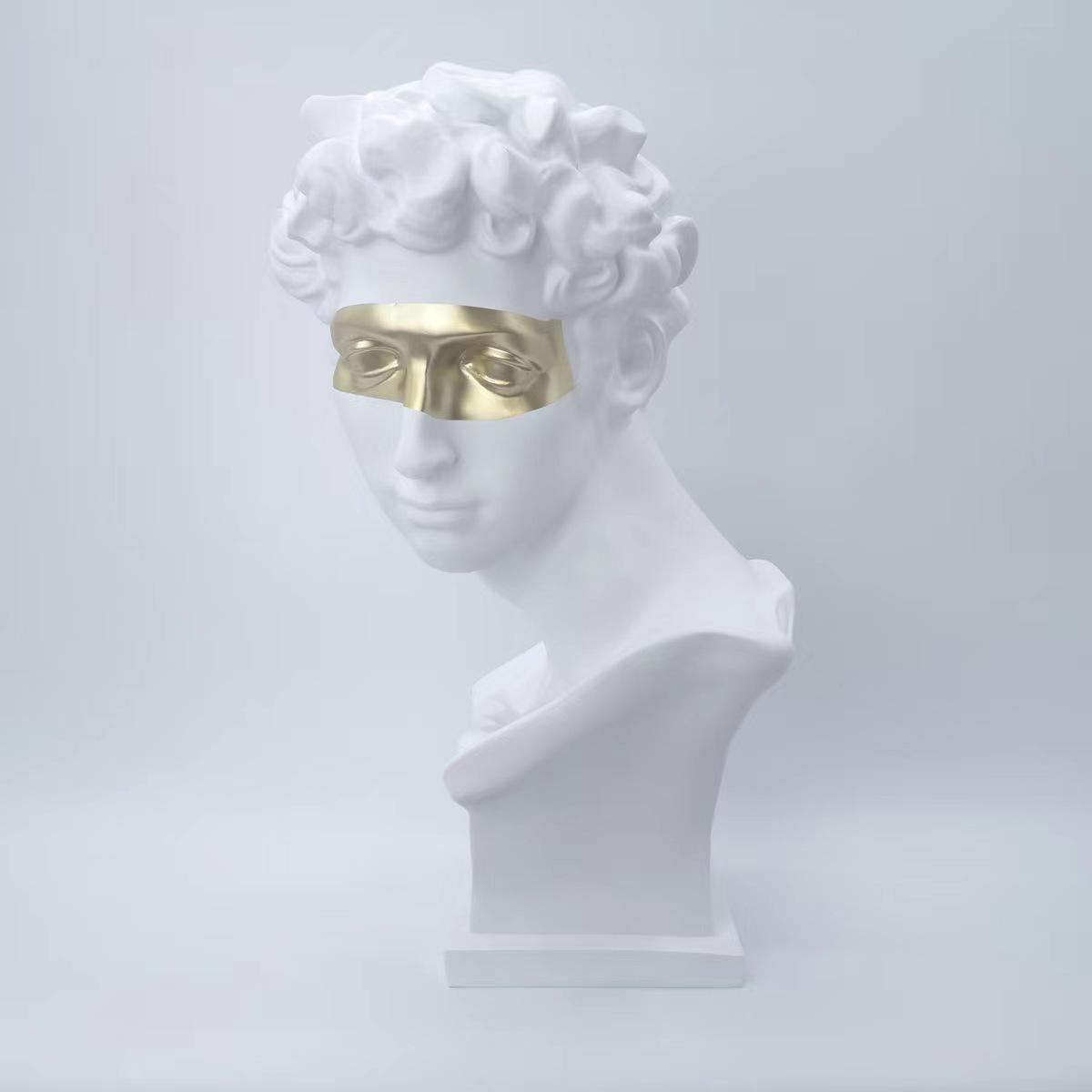 

Modern Minimalist David Resin Sculpture for Home Decor