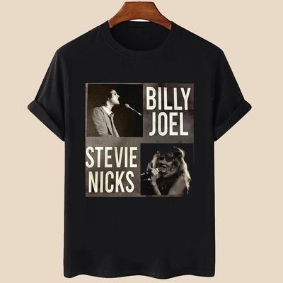 Billy Joel And Stevie Nicks TShirt New Billy Joel Basic Cotton Unisex Shirts