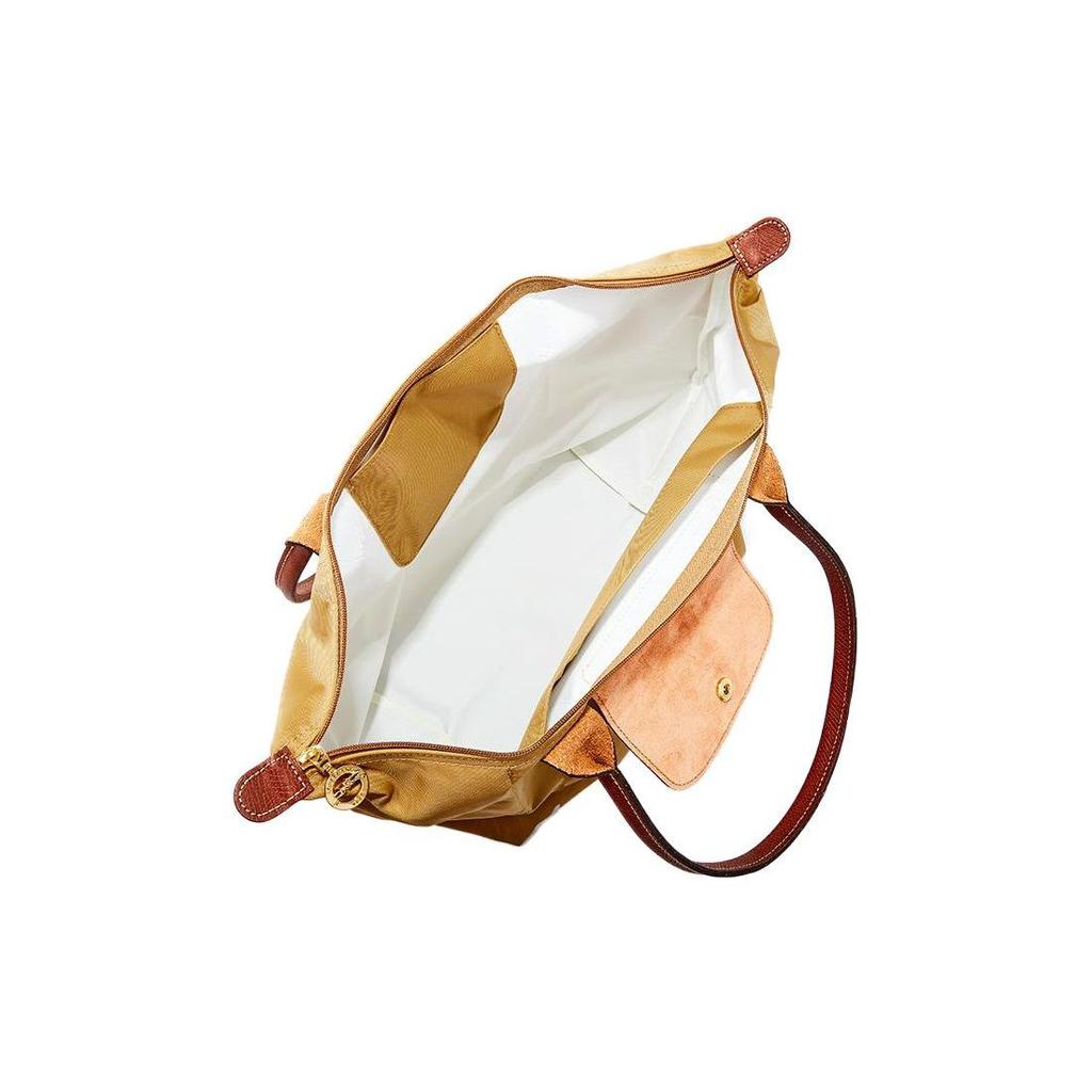 Longchamp Le Pliage 31 Snap Zipper Closure Recycled Canvas With Leather Trim Tote Bag Shopping Bag Dumpling Bag Handheld Shoulder Bag Large 1899089526