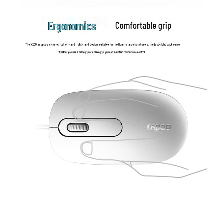 Rapoo N200 Wired Mouse