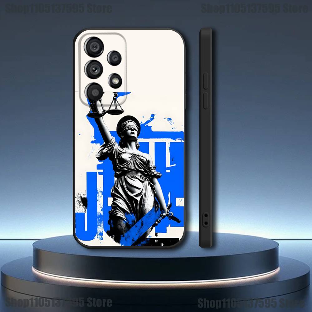 Law Lawyer Judge Phone Case  For Samsung Galaxy A73,31,32,72,41,53,52,71,22,5G,Note,J7,8,9 Soft Black Cover