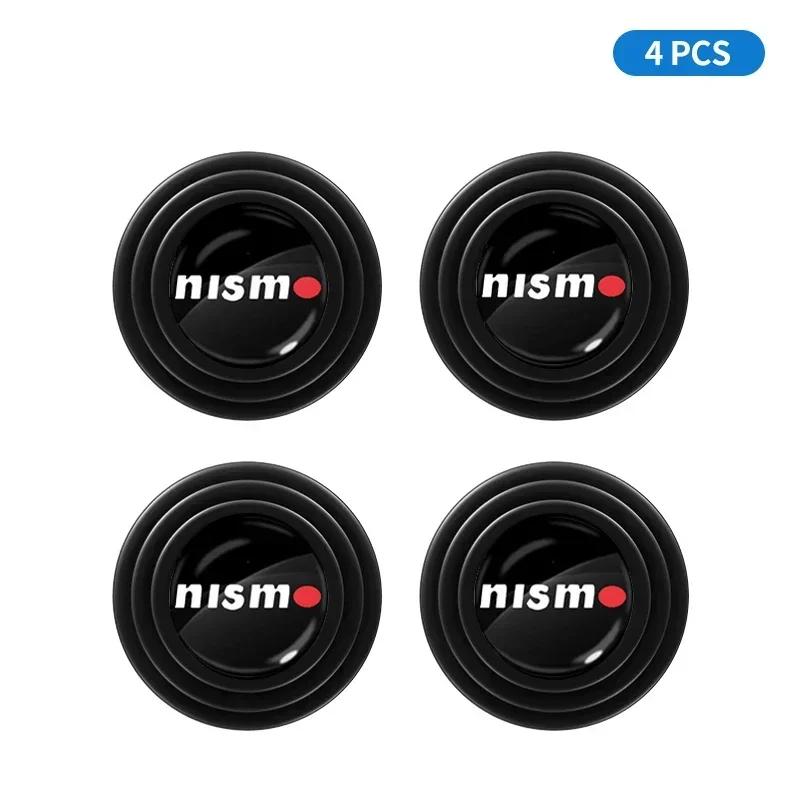 1/2/4 buc. Pad Antișoc pentru Ușa Mașinii Autocolant din Silicon Anti-coliziune Pentru Nissan Nismo Note Armada Pulsar Pathfinder X-Trail Qashqai