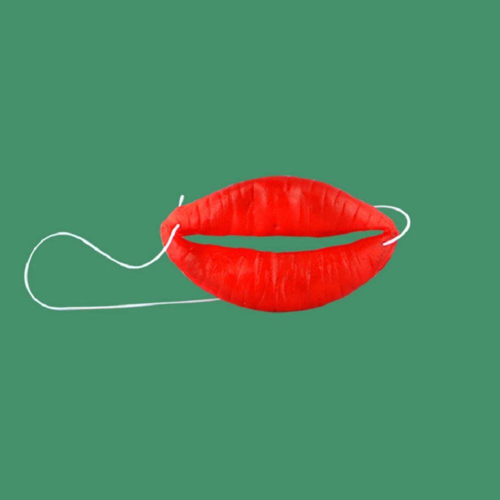 Thick Big Mouth Lips Props Prank Items Funny Facial Cover Big Lips Prank Toys Bachelorette Parties