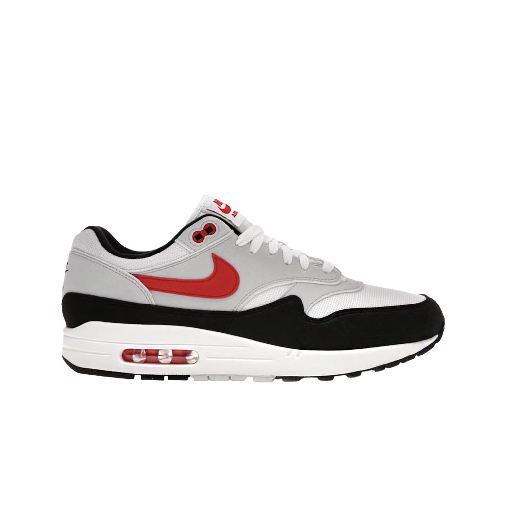 Nike Air Max 1 Pure Platinum And University Red