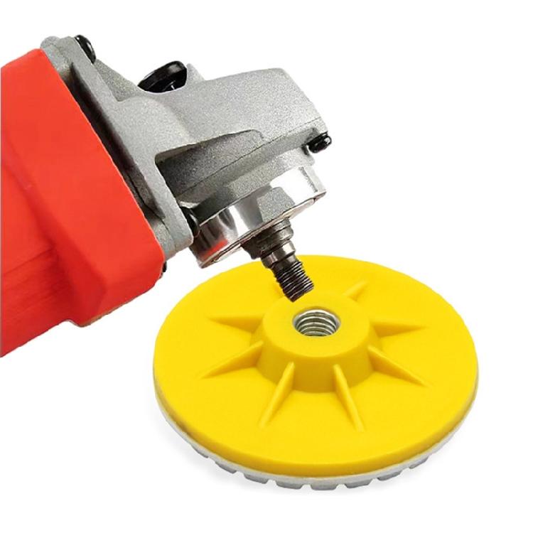 80mm Upgraded Design Ceramic Polishing Disc For Long Lasting Marble Countertop Edge Refinement Angle Grinder