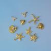Ocean Series Pendant Bracelet Necklace: Starfish & Whale Tail DIY Jewelry