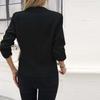 Damen Oberteil 3/4 Ärmel Freizeitjacke Damenbekleidung Bluse Top