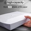 5/10pcs A4 File Bags Transparent Plastic Large-capacity Waterproof Snap-on Type Test Paper Storage Supplies for Archives TMZ
