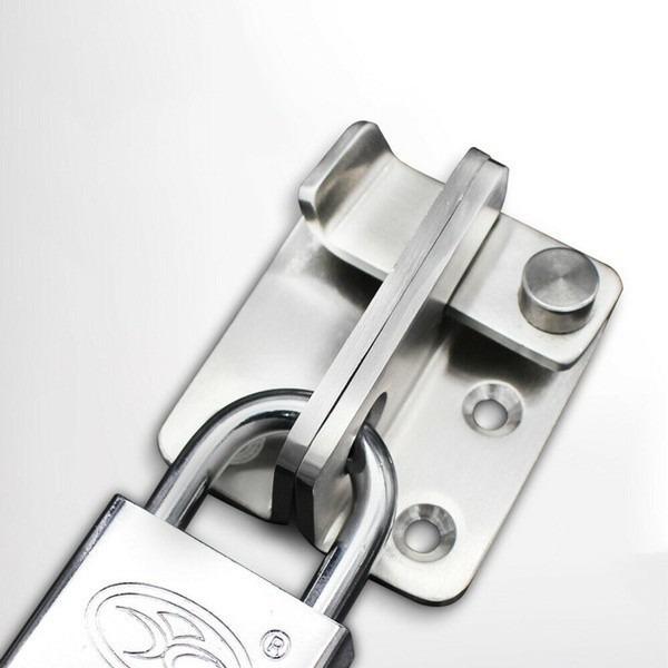 Stainless Steel Safety Hasp Door Lock For Bedroom Bathroom Door Windows Safety Door Locks Latch