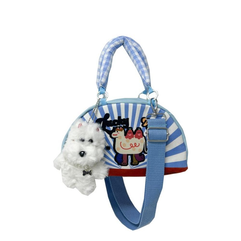 

Cartoon Animals Children s Stripped Handbag Korean Style Crossbody Shoulder Bag Outdoor Alpaca