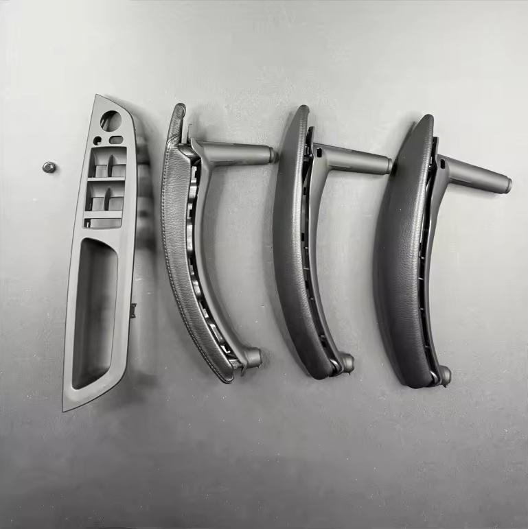E70 E71 LHD RHD Upgraded Interior Door Handle with Leather Cover Assembly Full Set for BMW X5 X6 E70 E71 E72 2007-2014
