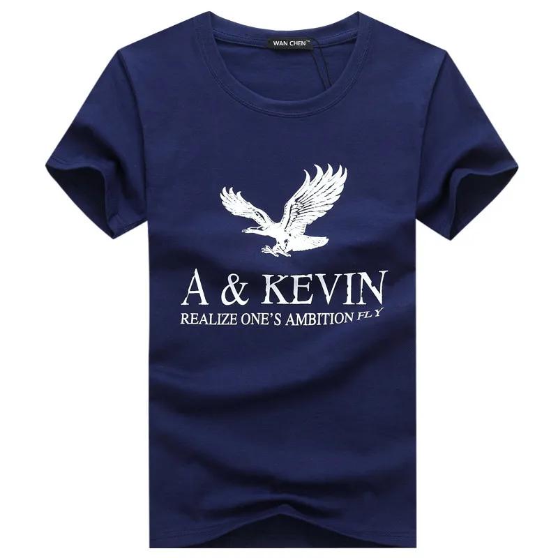 Pure cotton Short brand T Shirt large size T Shirt Slim Fit Fashion Eagle Printed t-shirt plus Size S -5XL