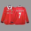 Man L Retro Jersey Football Jersey No. 7 Beckham Cantona C Ronaldo Rooney Giggs Jersey