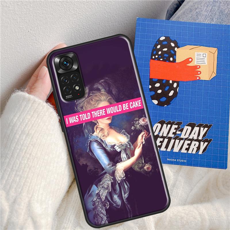 Marie Antoinette Case For Xiaomi Redmi Note 12 Pro 8 9 10 11 Pro Note 12S 10S 11S 9S 9C 10A 10C 12C Cover