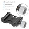 38Q Aluminium Alloy AntiSlip Quick Release Plate Clamp Accessory with 1/4in Screw Hole