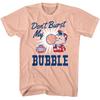 Tootsie Roll Süßigkeit Don't Burst My Bubble Kaugummi Herren T-Shirt