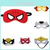 Spiderman Iron Man Batman Kids Felt Mask Halloween Costume Accessory For Role Play Fun