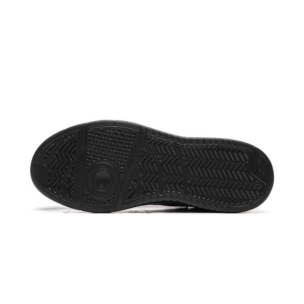 Li Ning Moon Landing 1.0 Black Warrior Trendy Versatile Comfortable Daily Casual Wear Durable Lightweight Breathable Low-Top Skate Shoes AGCV493-9
