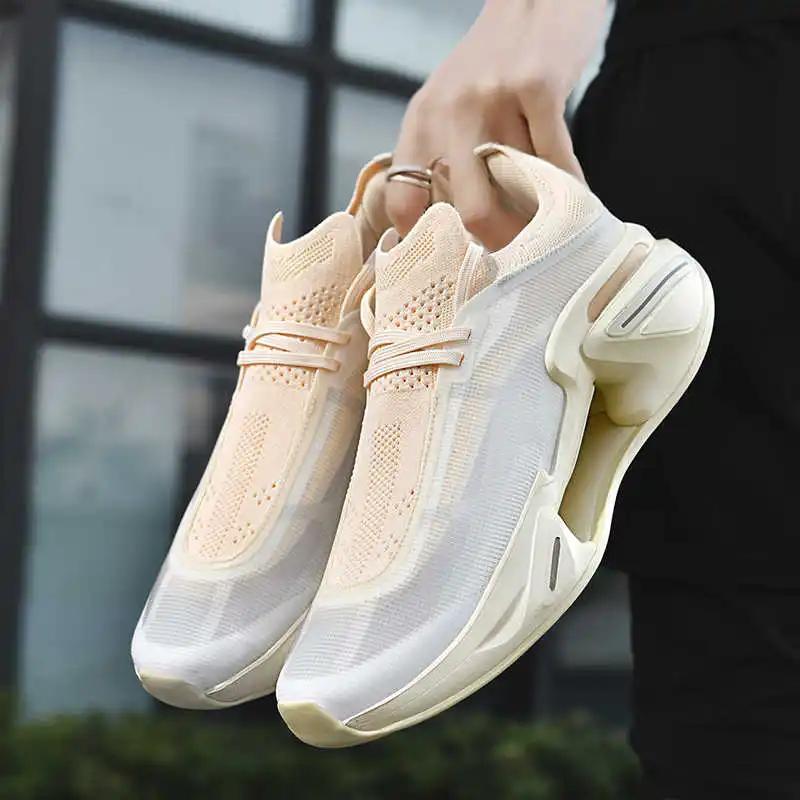 Thick Bottom Chunky Retro Basketball Shoes For Men Running White Vulcanized Sneakers Sports Tennis Teni Best-selling