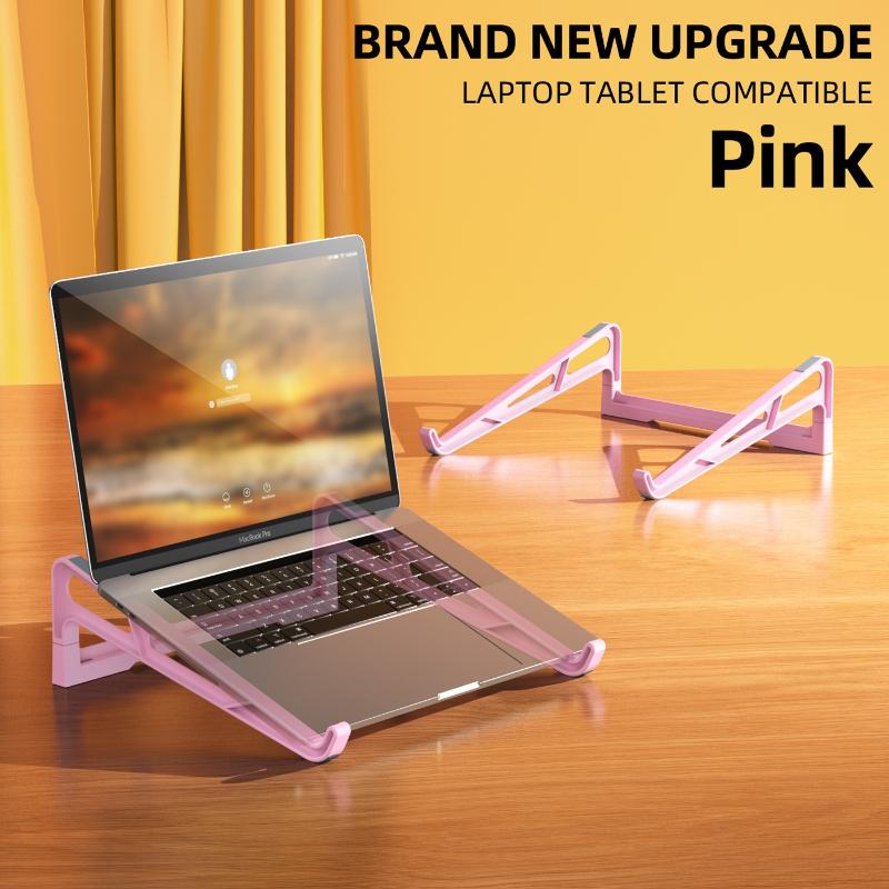 Laptop Stand Folding Adjustable Ergonomic Notebook Holder Universal for 10-17 Inch Laptop Tablet Home Office Desk Use