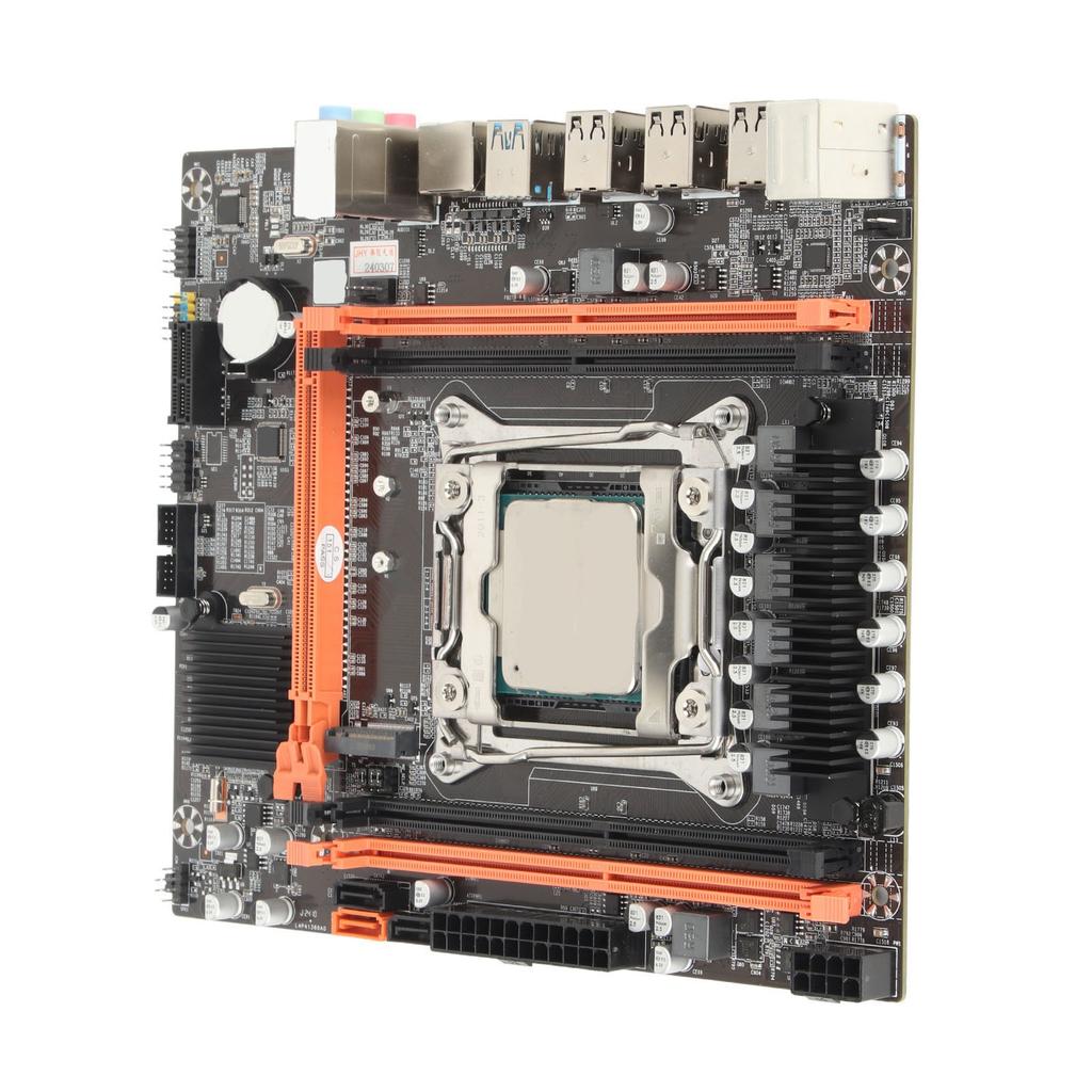 X99 P4 DDR4 Motherboard 6 Phase Power Supply Computer Mainboard with E5 2680V3 CPU for Desktop PC