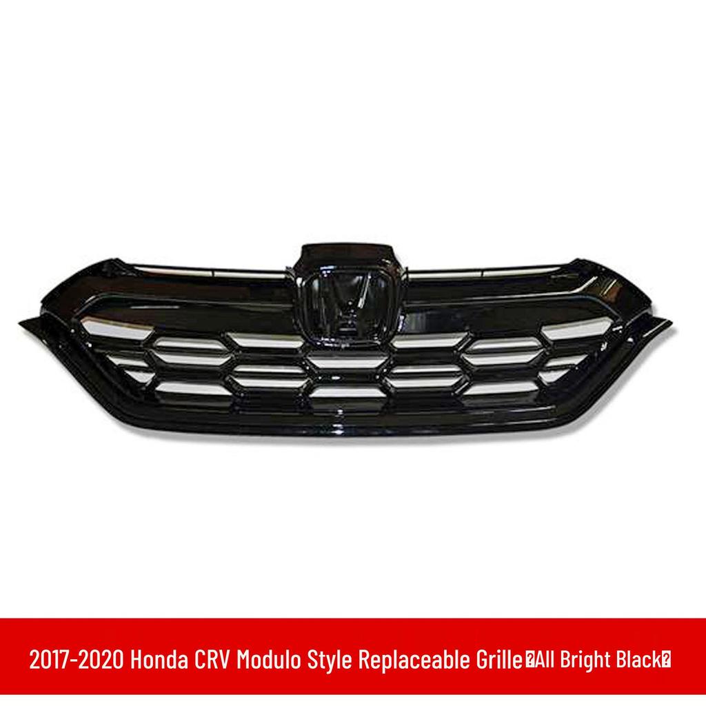 17-20 Honda CRV Haoying Modified Front Lip Kit: Bumper Grille Guard, Rear Spoiler Louvers.
