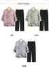 Stylish Summer Set for Women: Chinese-Inspired Short-Sleeve Top and Pants for Middle-Aged and Elderly Ladies