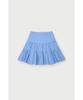 IROWOMEN Niciaspe Shirred Ruffle Skirt Iokam26103Bul