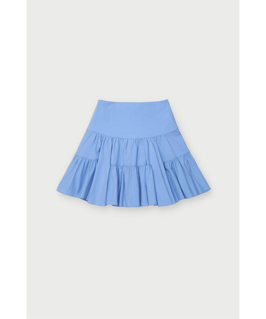 IROWOMEN Niciaspe Shirred Ruffle Skirt Iokam26103Bul
