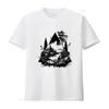 Abstrakt Draußen Camping Bushcraft Wandern Trekking Herren 100% Baumwolle T-Shirt Vintage Gewaschenes Oberteil Für Den Alltag Dehnbar