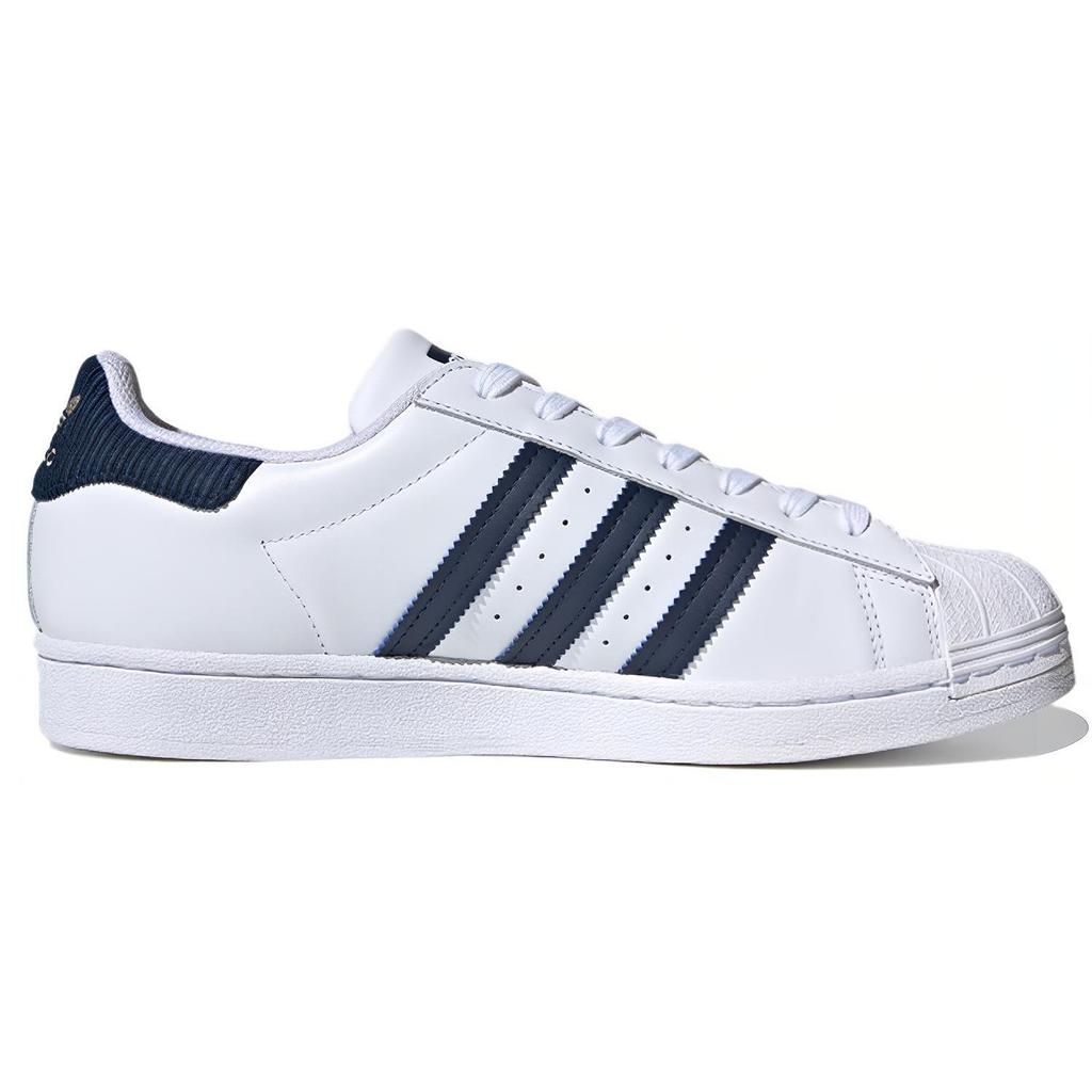 Adidas Originals Superstar Shoes 'Cloud White Navy Blue' FZ3560