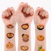 54pcs Temporary Tattoo Japanese Cuisine Temporary Tattoo Stickers Food Illustration Anime For Shoulders Boys Girls