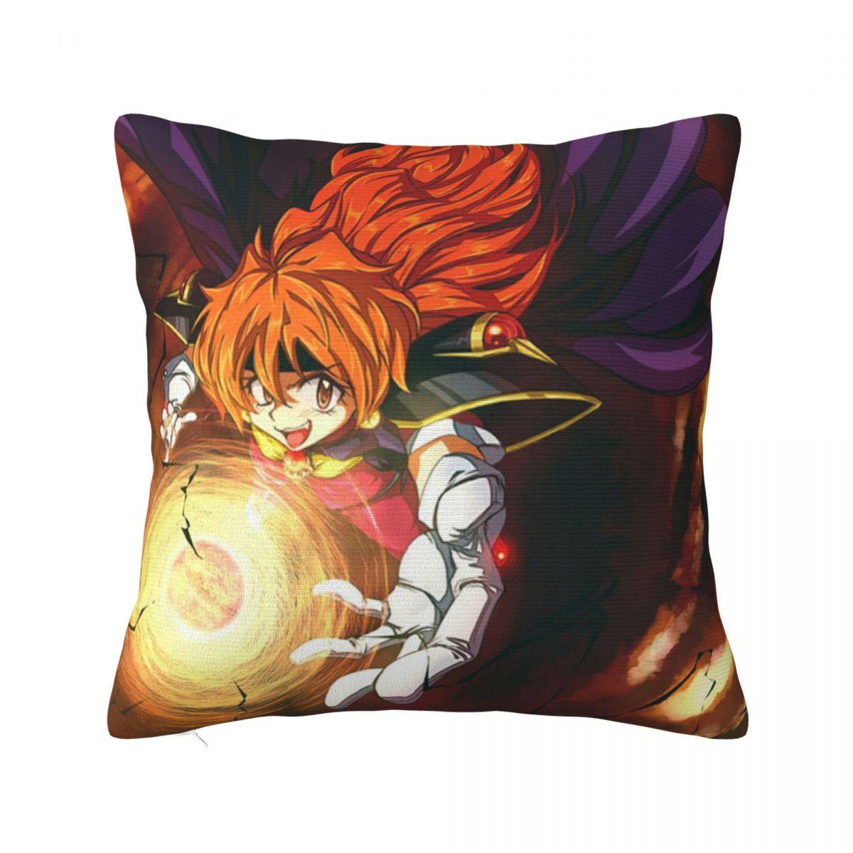 

Лина Инверс Dragon Slave Slayers Наволочка Подушка Комфорт Декоративная подушка Диванные подушки Используется для Дома Спальни Гостиной 22x22Inch