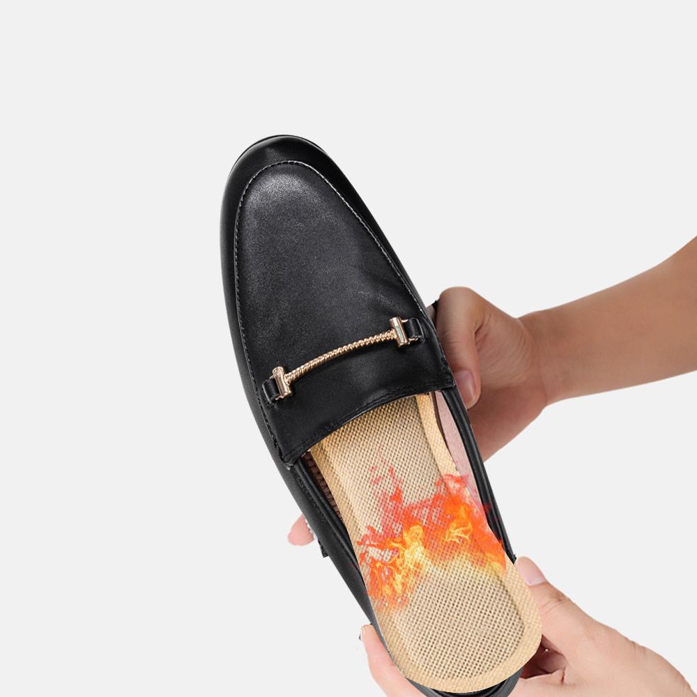 1 Pair Disposable Self heating Insole Foot Warmers Long Lasting Safe Natural Odorless for Men and Women