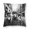 O-Oasis Rock Band Pillowcase Printing Polyester Cushion Cover Decorations Throw Pillow Case Cover Home Zippered 45X45cm