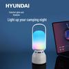 Hyundai Outdoor Bluetooth Speaker with Camping Light CN Plug (adapter Included)