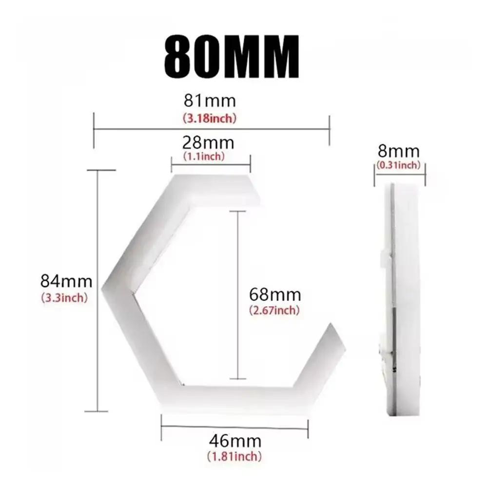 "Angel Eyes" Car Motorcycle Headlights Personalized RGB Hexagon Double Lens LED Steering Decorative Light Accesorios Para A V5A3